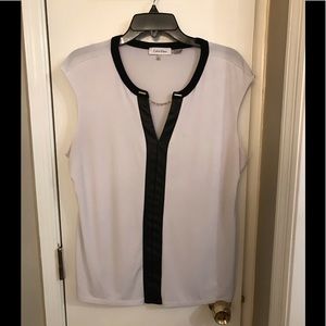 Sassy Calvin Klein with Leather & Chain